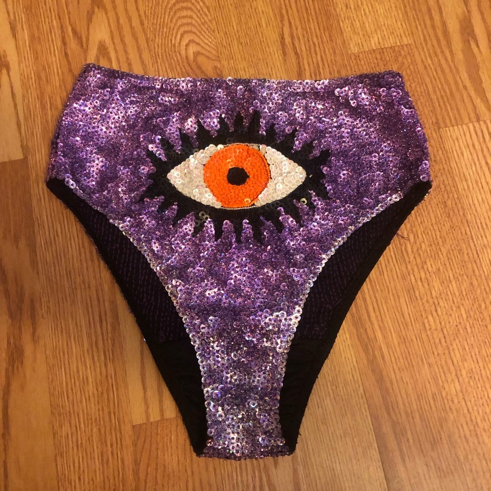 Discount universe sequin evil eye bottoms